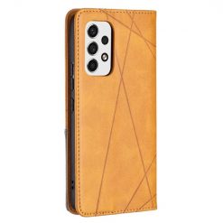 Knižkové puzdro Rhombus žlté – Samsung Galaxy A53 5G | Lacné Kryty Lacné Kryty | Knižkové puzdro Rhombus žlté – Samsung Galaxy A53 5G | Lacné Kryty