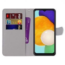 Knižkové puzdro Trendy Cross case Červený motýľ – Samsung Galaxy A13 (4G) | Lacné Kryty Lacné Kryty | Knižkové puzdro Trendy Cross case Červený motýľ – Samsung Galaxy A13 (4G) | Lacné Kryty