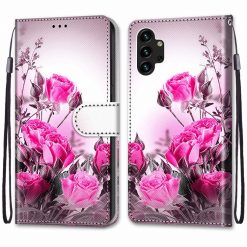Lacné Kryty | Knižkové puzdro Trendy Cross case Divá ruža – Samsung Galaxy A13 (4G) | Lacné Kryty