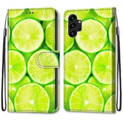 Knižkové puzdro Trendy Cross case Limetka – Samsung Galaxy A13 (4G) | Lacné Kryty Lacné Kryty | Knižkové puzdro Trendy Cross case Limetka – Samsung Galaxy A13 (4G) | Lacné Kryty