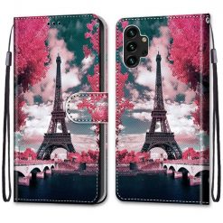 Lacné Kryty | Knižkové puzdro Trendy Cross case Paris – Samsung Galaxy A13 (4G) | Lacné Kryty