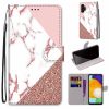 Knižkové puzdro Trendy Cross case Ružovomodrá kytica – Samsung Galaxy A13 (4G) | Lacné Kryty Lacné Kryty | Knižkové puzdro Trendy Cross case Ružovomodrá kytica – Samsung Galaxy A13 (4G) | Lacné Kryty