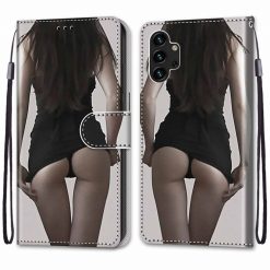 Knižkové puzdro Trendy Cross case Sexy žena – Samsung Galaxy A13 (4G) | Lacné Kryty Lacné Kryty | Knižkové puzdro Trendy Cross case Sexy žena – Samsung Galaxy A13 (4G) | Lacné Kryty