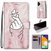 Lacné Kryty | Knižkové puzdro Trendy Cross case Chryzantémy – Samsung Galaxy A13 (4G) | Lacné Kryty