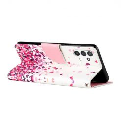 Lacné Kryty | Knižkové puzdro Trendy Cross case Srdiečka – Samsung Galaxy A13 (4G) | Lacné Kryty