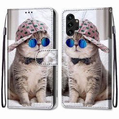 Lacné Kryty | Knižkové puzdro Trendy Cross case Super mačka – Samsung Galaxy A13 (4G) | Lacné Kryty