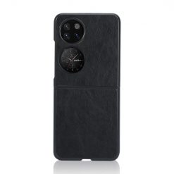 Lacné Kryty | Kryt Shockproof Litchi Texture čierny – Huawei P50 Pocket | Lacné Kryty