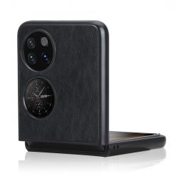 Lacné Kryty | Kryt Shockproof Litchi Texture čierny – Huawei P50 Pocket | Lacné Kryty