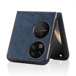 Kryt Shockproof Litchi Texture modrý – Huawei P50 Pocket | Lacné Kryty Lacné Kryty | Kryt Shockproof Litchi Texture modrý – Huawei P50 Pocket | Lacné Kryty