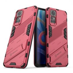 Lacné Kryty | Odolný Kryt Punk armor case ružový – Xiaomi Redmi Note 11 (4G) / Note 11S | Lacné Kryty
