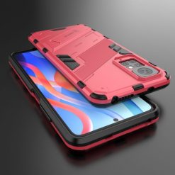 Lacné Kryty | Odolný Kryt Punk armor case ružový – Xiaomi Redmi Note 11 (4G) / Note 11S | Lacné Kryty