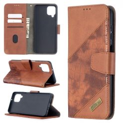 Peňaženkové puzdro Crocodile Texture hnedé – Samsung Galaxy A12 / M12 | Lacné Kryty Lacné Kryty | Peňaženkové puzdro Crocodile Texture hnedé – Samsung Galaxy A12 / M12 | Lacné Kryty