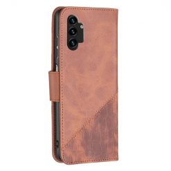 Lacné Kryty | Peňaženkové puzdro Crocodile Texture hnedé – Samsung Galaxy A13 (4G) | Lacné Kryty