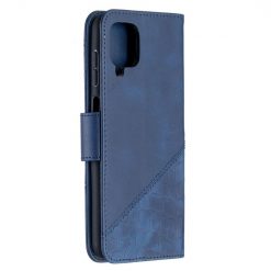 Lacné Kryty | Peňaženkové puzdro Crocodile Texture modré – Samsung Galaxy A12 / M12 | Lacné Kryty