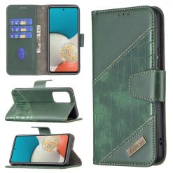 Lacné Kryty | Peňaženkové puzdro Crocodile Texture zelené – Samsung Galaxy A53 5G | Lacné Kryty