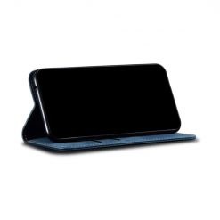 Lacné Kryty | Peňaženkové puzdro Denim Texture modré – Xiaomi Redmi Note 11s / Note 11 4G | Lacné Kryty