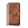Lacné Kryty | Peňaženkové puzdro Embossing Pattern Jeleň ružové – Samsung Galaxy A12 / M12 | Lacné Kryty