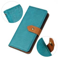 Peňaženkové puzdro Embossing Pattern Kvety modré – Xiaomi Redmi Note 11S / Note 11 4G | Lacné Kryty Lacné Kryty | Peňaženkové puzdro Embossing Pattern Kvety modré – Xiaomi Redmi Note 11S / Note 11 4G | Lacné Kryty