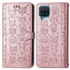 Peňaženkové puzdro Embossing Pattern Pes a Mačka sivé – Samsung Galaxy A12 / M12 | Lacné Kryty Lacné Kryty | Peňaženkové puzdro Embossing Pattern Pes a Mačka sivé – Samsung Galaxy A12 / M12 | Lacné Kryty