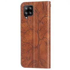 Peňaženkové puzdro Embossing Pattern Strom hnedé – Samsung Galaxy A12 / M12 | Lacné Kryty Lacné Kryty | Peňaženkové puzdro Embossing Pattern Strom hnedé – Samsung Galaxy A12 / M12 | Lacné Kryty