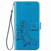 Peňaženkové puzdro Embossing Pattern Štvorlístok sivé – Samsung Galaxy A12 / M12 | Lacné Kryty Lacné Kryty | Peňaženkové puzdro Embossing Pattern Štvorlístok sivé – Samsung Galaxy A12 / M12 | Lacné Kryty