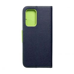 Lacné Kryty | Peňaženkové puzdro Fancy Book modro-limetkové – Samsung Galaxy A53 5G | Lacné Kryty