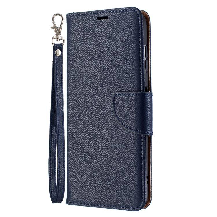 Peňaženkové puzdro Fancy Litchi modré – Nokia G10 / G20