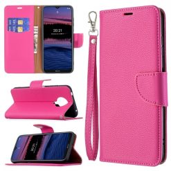 Peňaženkové puzdro Fancy Litchi ružové – Nokia G10 / G20 | Lacné Kryty Lacné Kryty | Peňaženkové puzdro Fancy Litchi ružové – Nokia G10 / G20 | Lacné Kryty