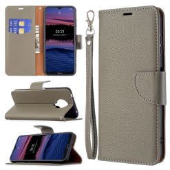 Peňaženkové puzdro Fancy Litchi sivé – Nokia G10 / G20 | Lacné Kryty Lacné Kryty | Peňaženkové puzdro Fancy Litchi sivé – Nokia G10 / G20 | Lacné Kryty