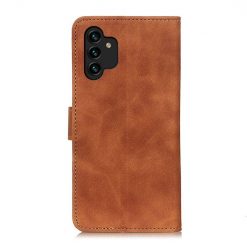 Lacné Kryty | Peňaženkové puzdro Khazneh hnedé – Samsung Galaxy A13 (4G) | Lacné Kryty