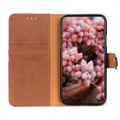 Lacné Kryty | Peňaženkové puzdro Khazneh wallet case hnedé – Samsung Galaxy A13 (4G) | Lacné Kryty