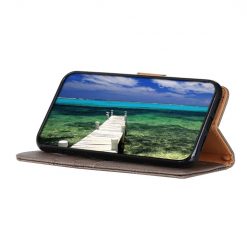 Lacné Kryty | Peňaženkové puzdro Khazneh wallet case sivé – Samsung Galaxy A13 (4G) | Lacné Kryty