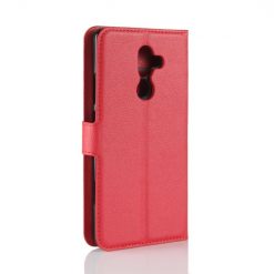 Lacné Kryty | Peňaženkové puzdro Litchi červené – Nokia 7 Plus | Lacné Kryty
