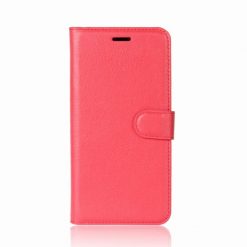 Lacné Kryty | Peňaženkové puzdro Litchi červené – Nokia 7 Plus | Lacné Kryty