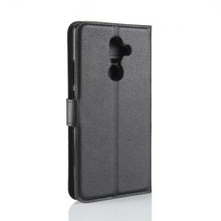 Lacné Kryty | Peňaženkové puzdro Litchi čierne – Nokia 7 Plus | Lacné Kryty