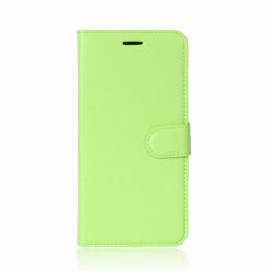 Lacné Kryty | Peňaženkové puzdro Litchi zelené – Nokia 7 Plus | Lacné Kryty