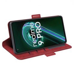 Lacné Kryty | Peňaženkové puzdro Magnetic fresh case červené – Realme 9 5G / 9 Pro | Lacné Kryty