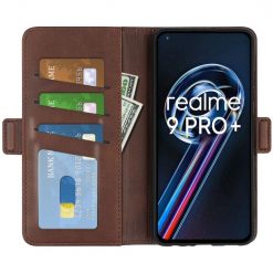 Peňaženkové puzdro Magnetic fresh case hnedé – Realme 9 (4G) / 9 Pro+ | Lacné Kryty Lacné Kryty | Peňaženkové puzdro Magnetic fresh case hnedé – Realme 9 (4G) / 9 Pro+ | Lacné Kryty
