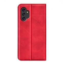 Lacné Kryty | Peňaženkové puzdro Magnetic smooth case červené – Samsung Galaxy A13 4G | Lacné Kryty