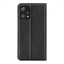 Lacné Kryty | Peňaženkové puzdro Magnetic smooth case čierne – Realme 9 5G / 9 Pro | Lacné Kryty