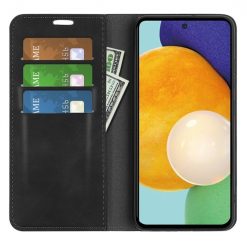 Lacné Kryty | Peňaženkové puzdro Magnetic smooth case čierne – Samsung Galaxy A13 4G | Lacné Kryty