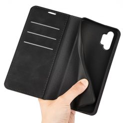 Lacné Kryty | Peňaženkové puzdro Magnetic smooth case čierne – Samsung Galaxy A13 4G | Lacné Kryty