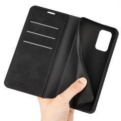 Lacné Kryty | Peňaženkové puzdro Magnetic smooth case čierne – Samsung Galaxy A53 5G | Lacné Kryty