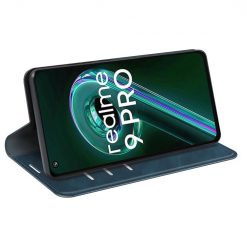 Lacné Kryty | Peňaženkové puzdro Magnetic smooth case modré – Realme 9 5G / 9 Pro | Lacné Kryty