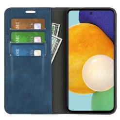 Lacné Kryty | Peňaženkové puzdro Magnetic smooth case modré – Samsung Galaxy A13 4G | Lacné Kryty