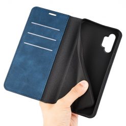 Lacné Kryty | Peňaženkové puzdro Magnetic smooth case modré – Samsung Galaxy A13 4G | Lacné Kryty