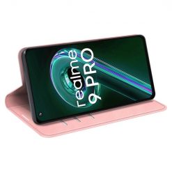 Peňaženkové puzdro Magnetic smooth case ružové – Realme 9 5G / 9 Pro | Lacné Kryty Lacné Kryty | Peňaženkové puzdro Magnetic smooth case ružové – Realme 9 5G / 9 Pro | Lacné Kryty