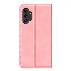 Lacné Kryty | Peňaženkové puzdro Magnetic smooth case ružové – Samsung Galaxy A13 4G | Lacné Kryty