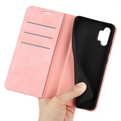 Lacné Kryty | Peňaženkové puzdro Magnetic smooth case ružové – Samsung Galaxy A13 4G | Lacné Kryty