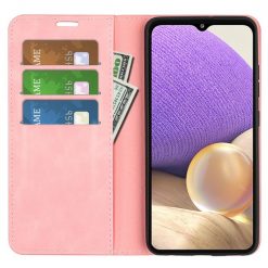 Lacné Kryty | Peňaženkové puzdro Magnetic smooth case ružové – Samsung Galaxy A53 5G | Lacné Kryty